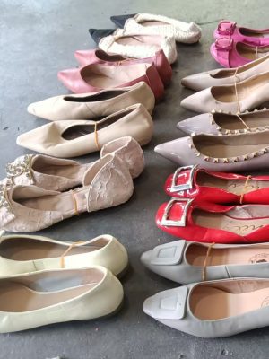 Ladies Doll Flat Dress Shoes for Mixed Bale Women Wholesales Bulk Office Flat Shoes
