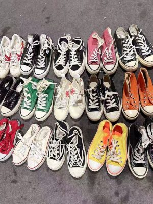 Breathable Second-hand Original High Top Low Top Brand Canvas Shoes Unisex Clearance Sale