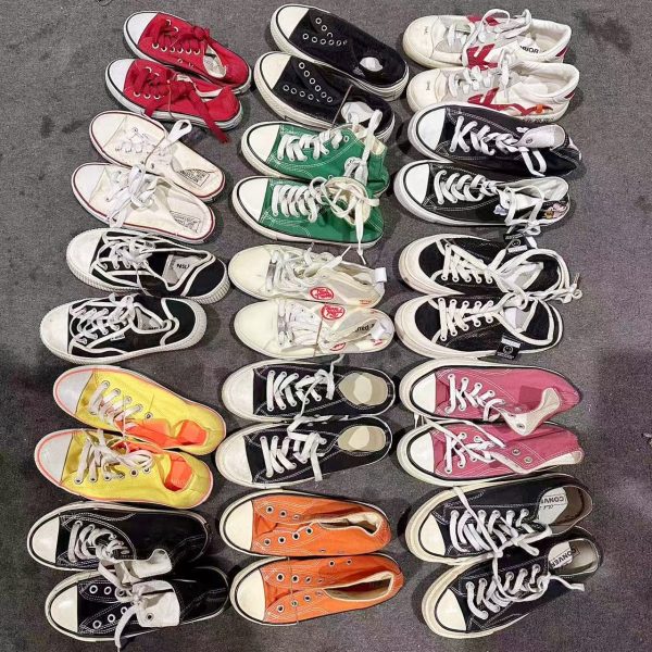 Breathable Second-hand Original High Top Low Top Brand Canvas Shoes Unisex Clearance Sale