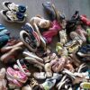 Used chinese brand children sport shoes