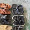 Used men sandals (leather and cloth)
