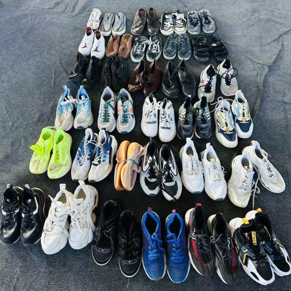 Breathable Trendy Mix Men's Casual Anti-slip Second Hand Lining Sports Canvas Trainers Shoes for Man